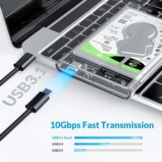 ORICO HDD Enclosure 2.5 นิ้วโปร่งใส USB3.0 ฮาร์ดไดรฟ์รองรับ 4TB SATA HDD SSD สําหรับ 7-9.5 มม. (2139U3)