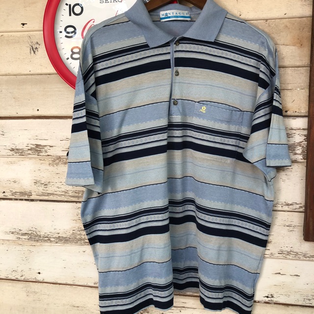 เสื้อแนววินเทจ แบรนด์ montagut แท้ 💯 made in Italy