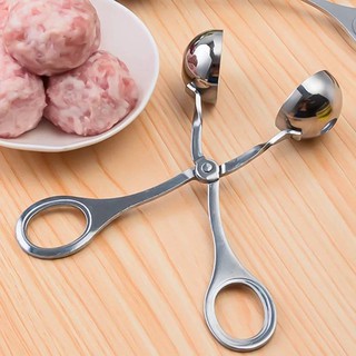 ช้อนปั้นลูกชิ้น ช้อนตักลูกชิ้น KITCHEN Meatball Maker &amp; ปีก DIY ปลายัดไส้ Ball -สินค้ามีพร้อมส่ง-