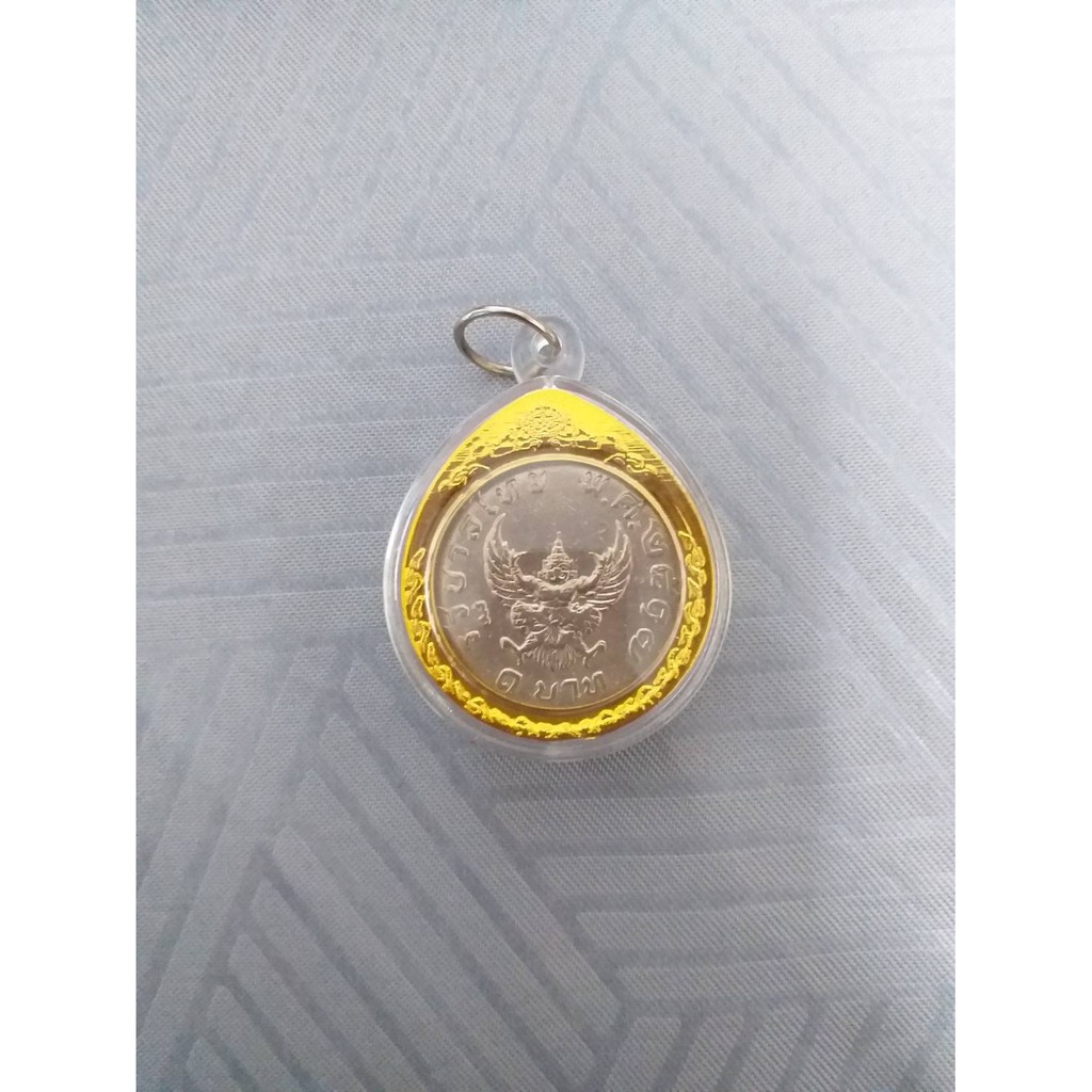 เหรียญ เหรียญครุฑปี2517 แท้พร้อมกรอบทอง