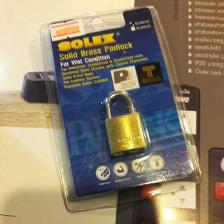 กุญแจสายยู SOLEX รุ่น SL99/20MM
Solid Brass Padlock
by ครูแว่น frogmangear