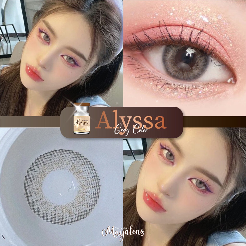 MayaLens Alyssa Eff.19 Gray ใหญ่
