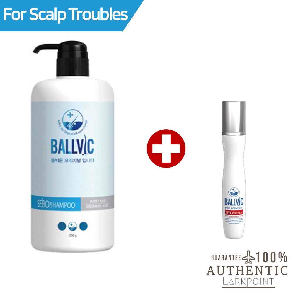 [BallVic] SEBO Pack (SEBO Shampoo 500g, SEBO Solution 30g)  / Anti Hair Loss / Scalp Care / Korean Brand