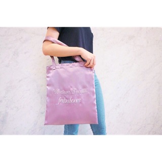 💖Satin Tote bag กระเป๋าผ้าซาตินเนื้อดี