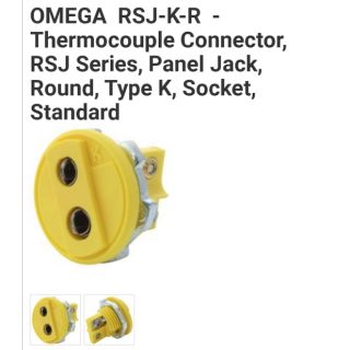 1.k-type Thermocouple Socket
Model : RSJ-K-R