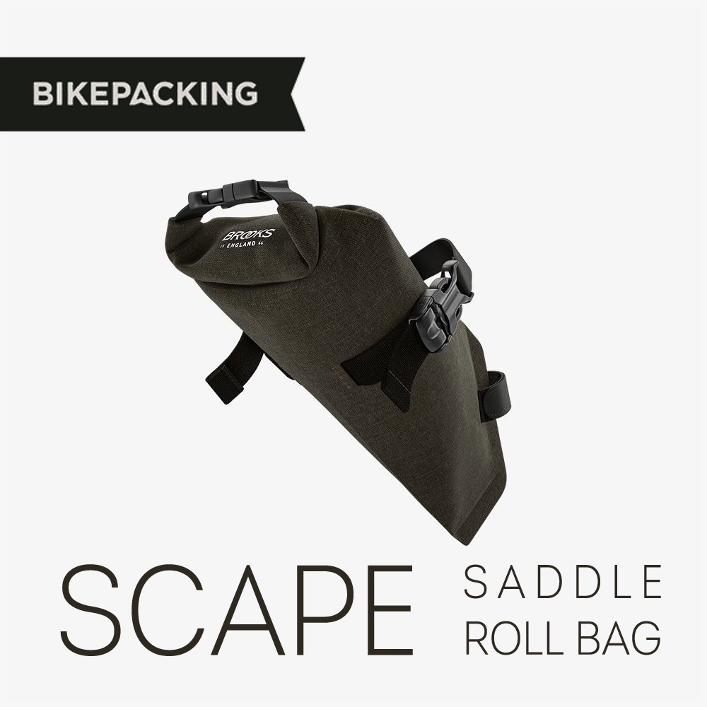 กระเป๋าใต้อาน ใต้เบาะ Brooks England Scape Saddle Roll bag กันน้ำ 100% ความจุ 1 ลิตร