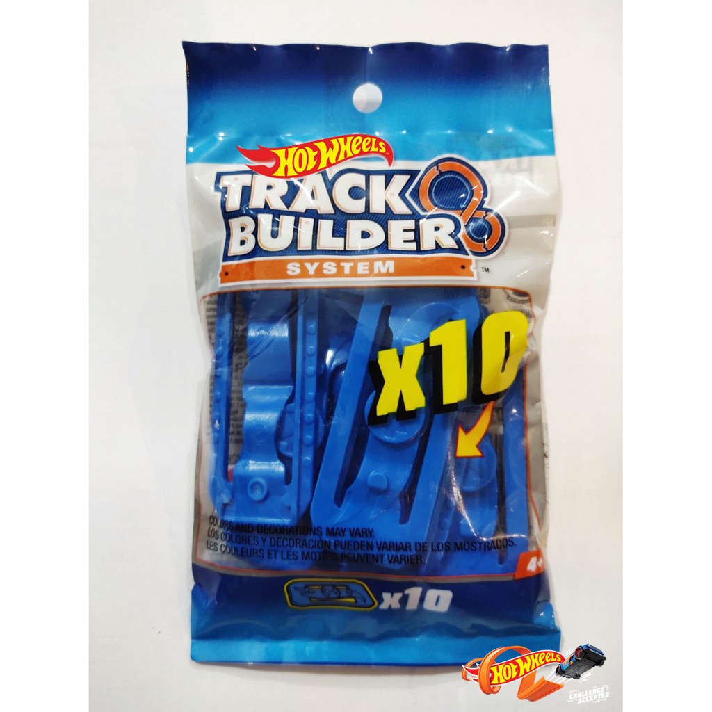 Hotwheel Track Builder Connector Pieces 10 ตัวล็อกระหว่างรางของ Hotwheel ของแท้ ราง hot wheels hotwheels FNJ26 #