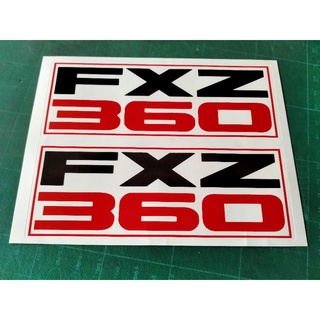 สติ๊กเกอร์ ติดรถบรรทุก FXZ 360 จำนวน2ชิ้น