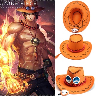 หมวกฟาง คอสเพลย์ One Piece Portgas D Ace Monkey Luffy Trafalgar สําหรับผู้ใหญ่ ทุกเพศ