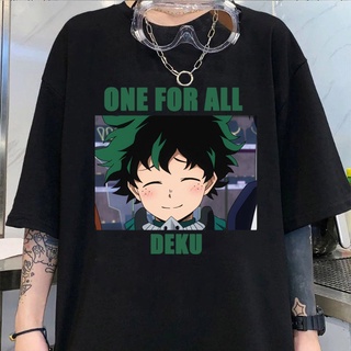 DRG เสื้อยืดแขนสั้น ผ้าฝ้ายแท้ พิมพ์ลายอนิเมะ My Hero Academia Boku No Hero Academia สําหรับผู้ชาย