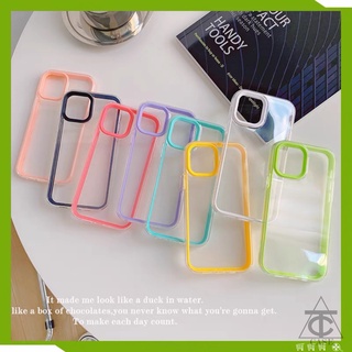 เคสโทรศัพท์มือถือ แบบใส หนา กันกระแทก Compatible for iPhone 11 14 13 12 Pro Max 14 Plus X Xs Max 7 8 Plus SE 2020 3 in 1