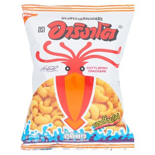 🔥ยอดนิยม!! อาริงาโต ข้าวเกรียบปลาหมึก รสดั้งเดิม 30กรัม Arigato squid crackers, original flavor 30 grams