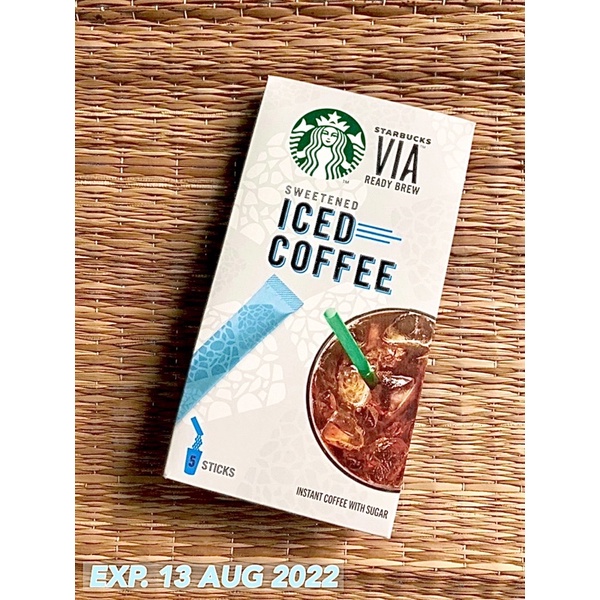 Starbucks VIA Iced Coffee กาแฟ สตาร์บัคส์ Exp 13 Aug 2022