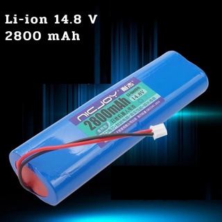 แบตเตอรี่ลิเธียมหุ่นยนต์ดูดฝุ่น Li-ion 14.8 V 2800mAh