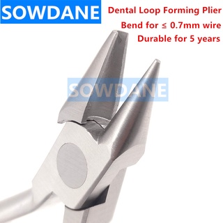 Dental Orthodontic Lab Laboratory Loop Forming Plier Small Beak Dentist Instrument Hard Wire Bending Max for 0.7mm wire