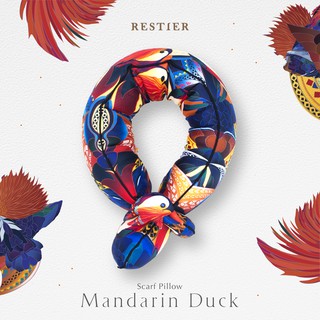 RESTIER SCARF PILLOW - MANDARIN DUCK หมอนรองคอแมนดาริน ดั๊ค