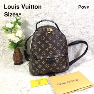 กระเป๋าเป้ LV งานพรีเมียม  Size : 9 นิ้ว อปก : กระเป๋า, ถุงผ้า