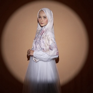 ผ้าถักนิตติ้ง ลาย I HIJAB Four I Mond สําหรับเด็กผู้หญิง