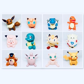 Pokemon Figures and Coin Bank Set เซ็ตหุ่นและกระปุกออมสิน #โปเกม่อน