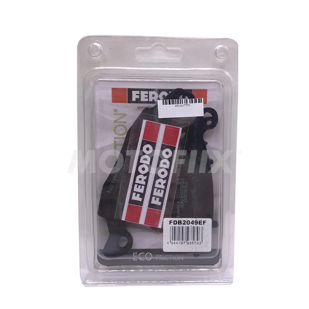 Ferodo ผ้าเบรคหน้า-หลัง มอเตอร์ไซค์ FDB2049EF_ER6N, Ninja650('16),Versys650,W800,V-Strom 650