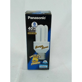 PANASONIC5YEARS8Wหลอดไฟฟ้าให้สีที่เหมือนแสงธรรมชาติหลอดประหยัดไฟ0881594982