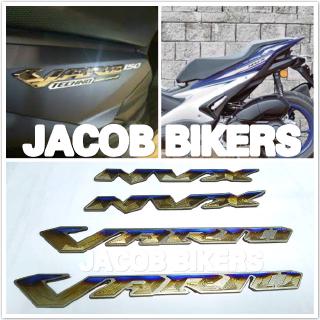 โลโก้สัญลักษณ์ไทเทเนียม สีรุ้ง สําหรับ YAMAHA HONDA NVX155 AEROX VARIO155