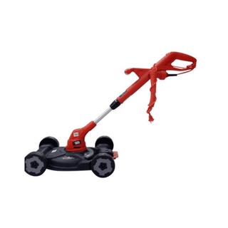 BLACK&amp;DECKER เครื่องเล็มหญ้า 450W GL4525CM-B1 พร้อมฐานล้อ 2in1