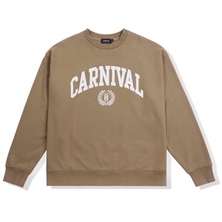 [พร้อมส่ง‼️] SIZE M  CARNIVAL SS22 COLLEGE SWAETSHIRT เสื้อกันหนาวแขนยาว คอลเลคชั่นใหม่