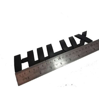 Logo Hilux โลโก้ Hilux โลโก้ ไฮลัค hilux vigo toyota hilux ดำด้าน Size: 21.4 Cm