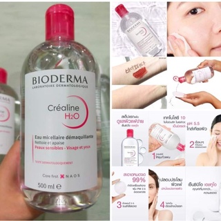 ของแท้!พร้อมส่ง!Bioderma Créaline ( Sensibio ) H2O 500 ml