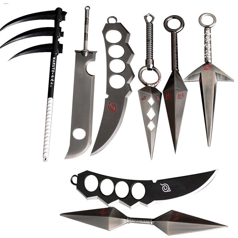 NARUTO ナルトMikuNaruto IV Kumu Dragon Blade Asma COS Shuriken Peripheral Weapon Model Knife