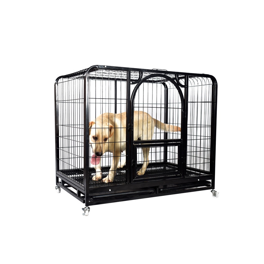 กรงสุนัข กรงสัตว์เลี้ยง คอกสุนัข กรงแมว กรงสุนัขขนาดใหญ่ เคลือบสีกันสนิม กรงสำหรับสัตว์เลี้ยง Dog Cage Oic_Store