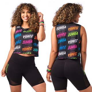 Zumba Jersey Crop Tank (เสื้อกล้ามออกกำลังกายซุมบ้า)