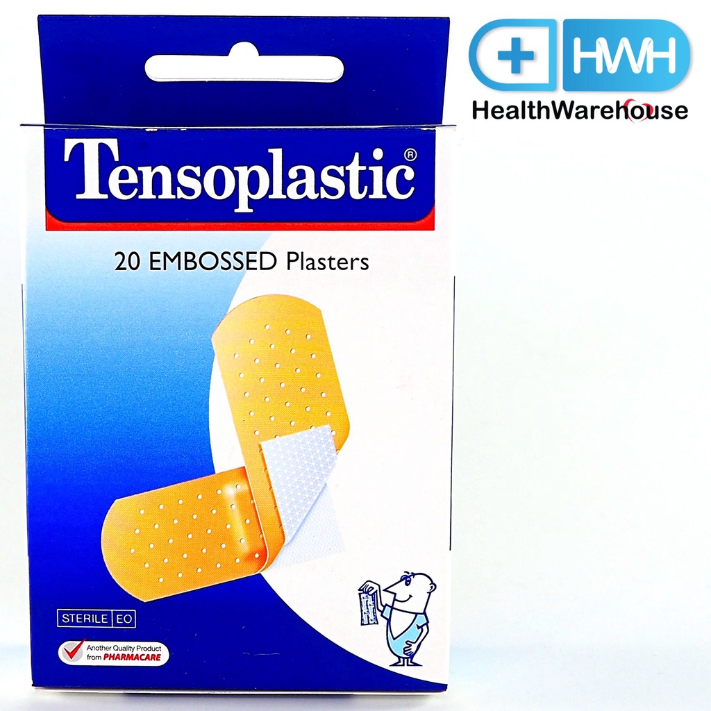 Tensoplastic พลาสเตอร์ปิดแผล สีเนื้อ 20 ชิ้น / 1 กล่อง