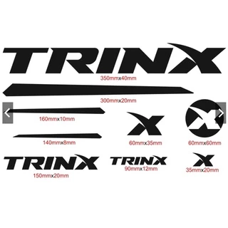 Trinx Design สติ๊กเกอร์สำหรับจักรยานเสือภูเขา ทำจากคาร์บонไฟเบอร์