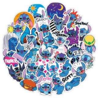 Y&amp;P| Stitch สติกเกอร์กันน้ำรูปแบบที่แตกต่างกัน, 100 ชิ้น