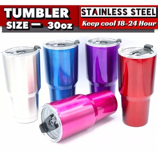 📍 TUMBLER 30oz Stainless steel แก้วเก็บความเย็น📍