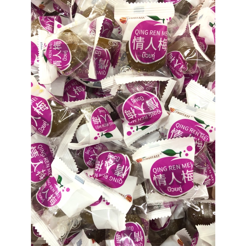 บ๊วยพรุนแบบห่อเม็ดเดียว ขนาด 1 กิโลกรัม  ตราFruitasy