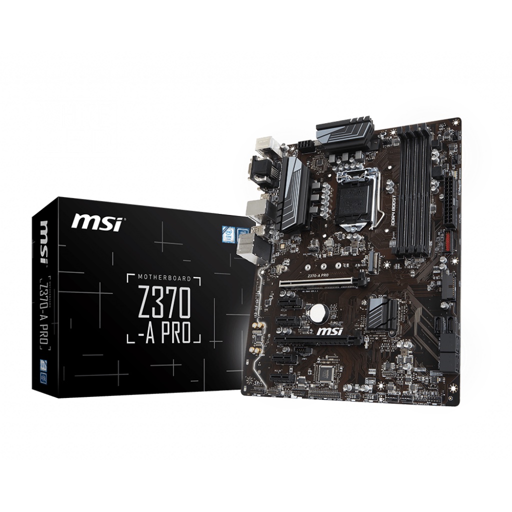 MAINBOARD (เมนบอร์ด) 1151v2 MSI Z370-A PRO พร้อมส่ง