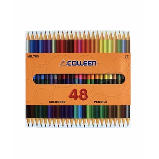 สีไม้คอลลีน colleen48สี 2หัว No.785