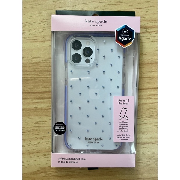 Kate spade Defensive hard shell case iphone 12 promax