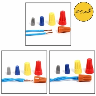 ‼️ถูกสุด‼️[50 ชิ้น ]วายนัท ไวร์นัท จับสายไฟ Wire Nut (แบ่งขาย) P1/P2/P3/P4/P6 งานไฟฟ้าลบ