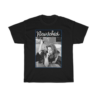 เสื้อยืดผ้าฝ้ายพิมพ์ลายขายดี เสื้อยืดแขนสั้น พิมพ์ลาย Bewitched Elizabeth Montgomery สําหรับผู้ชาย