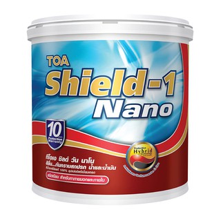 สีน้ำทาภายนอก TOA SHIELD-1 NANO BASE B เนียน 2.5 แกลลอน