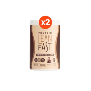 [โค้ดคู่ลดเพิ่ม 200.-] No.1 Plantae Protein Lean Fast รส Lean Chocolate 2 กระปุก : ลีนช็อกโกแลต Plant based L-Carnitine