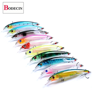 1pcs Jerkbait Minnow Fishing Lure Equipment Hard Plastic Bait Artificial Wobbler For Fish Hooks Crankbait 11cm 13.4g