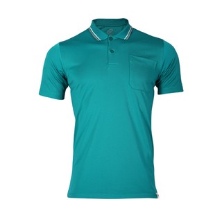 EGO SPORT EG6167 เสื้อโปโลชายเบสิคแขนสั้น 99.95% Anti-Bacteria สีเขียวทะเลอ่อน