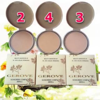 💢ถูกที่สุด💢 Gerove แป้งพัฟจีโรวี 🌸 แป้งผสมครีมรองพื้น คุมมัน กันแดด 🌟 Refill รีฟิล