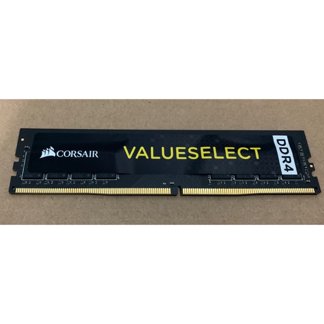 4 GB RAM PC (แรมพีซี) DDR4/2133 CORSAIR VALUE SELECT (CMV4GX4M1A2133C15) BLACK