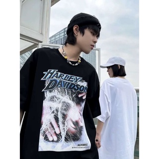 เสื้อยืดoversize พิมลายแนวสตรีส hiphopพร้อมส่งจากไทย